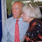 Robertas Mondavi su mona Margrit Vinexpo parodoje 1999 m.